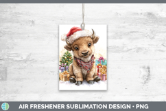 GorgeousWoodland Christmas Santa Air Freshener design.