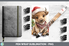 GorgeousWoodland Christmas Santa Pen Wrap design.