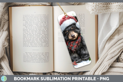 GorgeousWoodland Christmas Santa Bookmark design.