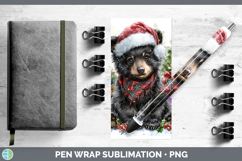 GorgeousWoodland Christmas Santa Pen Wrap design.