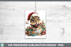 GorgeousWoodland Christmas Santa Air Freshener design.