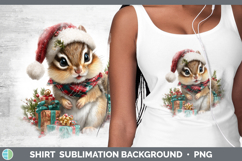 GorgeousWoodland Christmas Santa Shirt design.