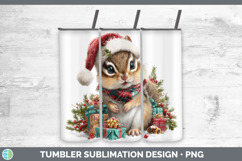 GorgeousWoodland Christmas Santa Tumbler design.