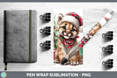 GorgeousWoodland Christmas Santa Pen Wrap design.
