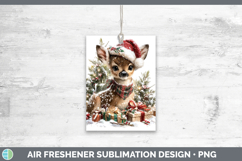 GorgeousWoodland Christmas Santa Air Freshener design.