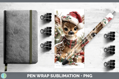 GorgeousWoodland Christmas Santa Pen Wrap design.
