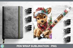 GorgeousWoodland Christmas Santa Pen Wrap design.