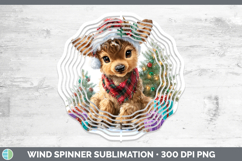 GorgeousWoodland Christmas Santa Wind Spinner design.