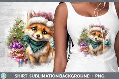 GorgeousWoodland Christmas Santa Shirt design.