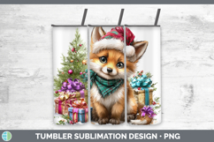 GorgeousWoodland Christmas Santa Tumbler design.