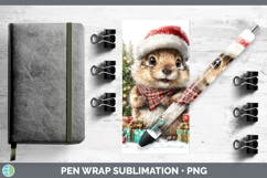 GorgeousWoodland Christmas Santa Pen Wrap design.