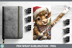 GorgeousWoodland Christmas Santa Pen Wrap design.