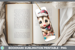 GorgeousWoodland Christmas Santa Bookmark design.