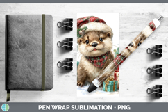 GorgeousWoodland Christmas Santa Pen Wrap design.