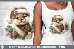 GorgeousWoodland Christmas Santa Shirt design.