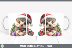 GorgeousWoodland Christmas Santa Mug Wrap design.