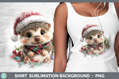GorgeousWoodland Christmas Santa Shirt design.