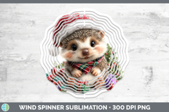 GorgeousWoodland Christmas Santa Wind Spinner design.