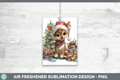 GorgeousWoodland Christmas Santa Air Freshener design.