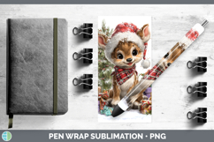 GorgeousWoodland Christmas Santa Pen Wrap design.