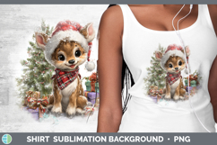 GorgeousWoodland Christmas Santa Shirt design.