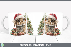 GorgeousWoodland Christmas Santa Mug Wrap design.