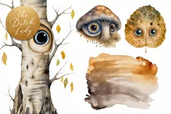 The Watching Forest Clipart - 4 PNG Files Product Image 1
