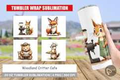 Tumbler Woodland Animal Cafe Product Image 1