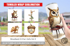 Tumbler Woodland Animal Cafe Product Image 1