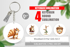 Keychain Woodland Animal Cafe Product Image 1