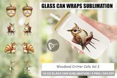 Glass Can Woodland Animal Cafe Product Image 1