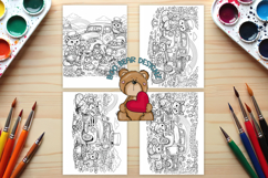 Woodland Critters Saint Patrick's Day Coloring Pages Product Image 1