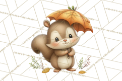 Whimsical Woodland Animals Clipart PNG, Cute Forest Creature Product Image 3