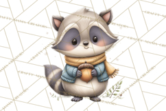 Whimsical Woodland Animals Clipart PNG, Cute Forest Creature Product Image 2