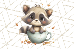 Whimsical Woodland Animals Clipart PNG, Cute Forest Creature Product Image 3