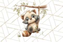 Whimsical Woodland Animals Clipart PNG, Cute Forest Creature Product Image 2