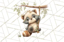 Whimsical Woodland Animals Clipart PNG, Cute Forest Creature Product Image 2