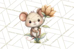 Whimsical Woodland Animals Clipart PNG, Cute Forest Creature Product Image 3