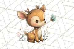 Whimsical Woodland Animals Clipart PNG, Cute Forest Creature Product Image 2