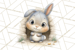 Whimsical Woodland Animals Clipart PNG, Cute Forest Creature Product Image 4