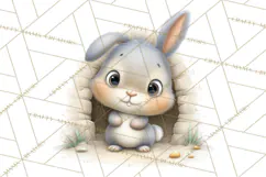 Whimsical Woodland Animals Clipart PNG, Cute Forest Creature Product Image 4