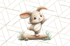 Whimsical Woodland Animals Clipart PNG, Cute Forest Creature Product Image 3