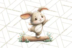 Whimsical Woodland Animals Clipart PNG, Cute Forest Creature Product Image 3