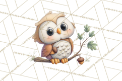 Whimsical Woodland Animals Clipart PNG, Cute Forest Creature Product Image 5