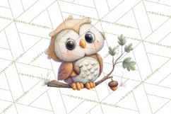 Whimsical Woodland Animals Clipart PNG, Cute Forest Creature Product Image 5