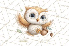 Whimsical Woodland Animals Clipart PNG, Cute Forest Creature Product Image 4