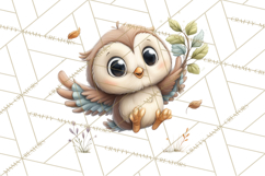 Whimsical Woodland Animals Clipart PNG, Cute Forest Creature Product Image 5