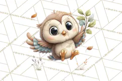 Whimsical Woodland Animals Clipart PNG, Cute Forest Creature Product Image 5