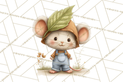 Whimsical Woodland Animals Clipart PNG, Cute Forest Creature Product Image 3
