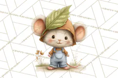 Whimsical Woodland Animals Clipart PNG, Cute Forest Creature Product Image 3